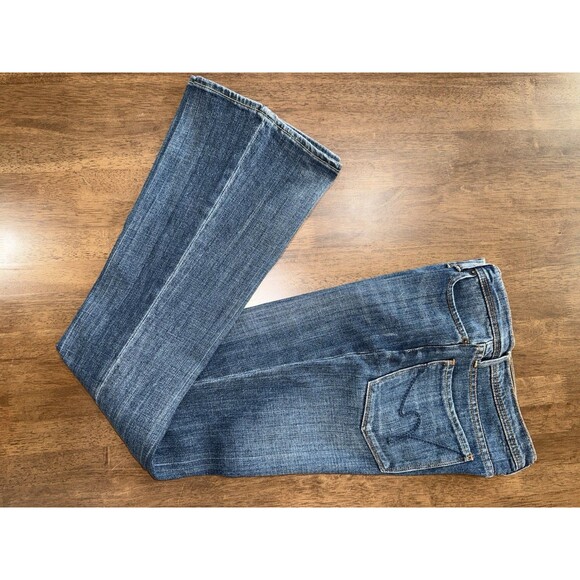 Citizens Ingrid Flare Jeans 28 Low Rise Stretch Y2K 2000s Boho Festival Denim - Picture 2 of 13